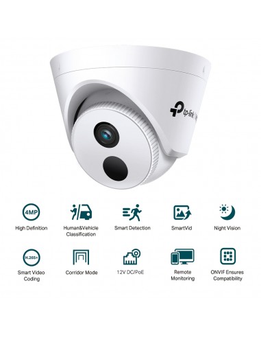 4MP IR куполна мрежова камера TP-Link...